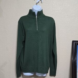 J. Crew Olive Green Knit Sweater